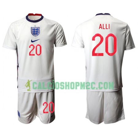 Inghilterra  Alli 20 Bambino Maglia Prima Euro 2020 Manica Corta (+ Pantaloncini)